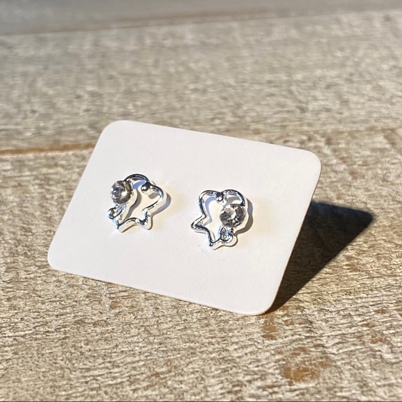 3 for $15 Gemstone Circle Silver Stud Earring Post - Picture 2 of 4